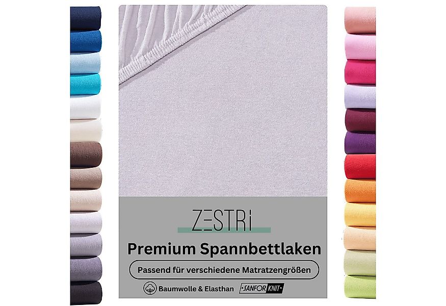 Zestri Spannbettlaken für Boxspringbett Wasserbett 140x200 180x200 cm Baumw günstig online kaufen