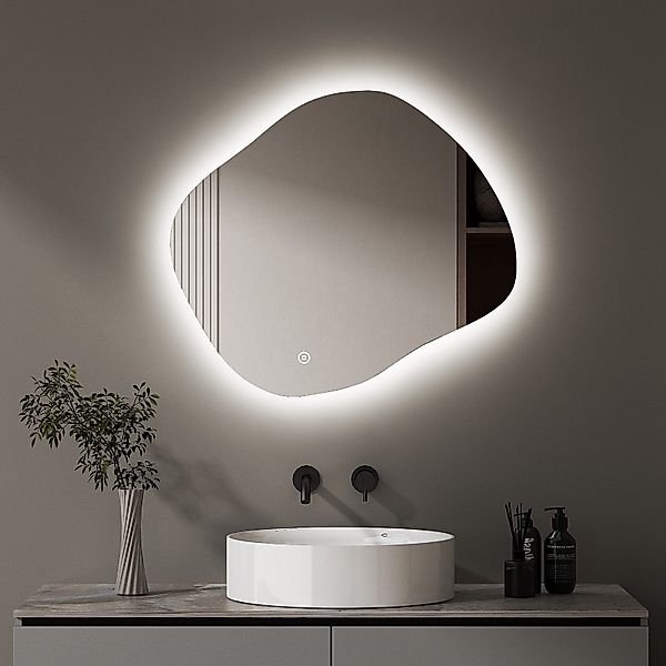 WDWRITTI Wandspiegel mit beleuchtung Badspiegel LED günstig online kaufen