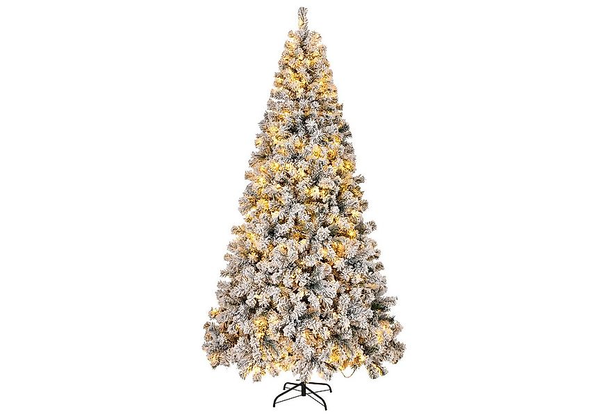 LALAHO Künstlicher Weihnachtsbaum Künstlicher Tannenbaum mit LED Beleuchtun günstig online kaufen