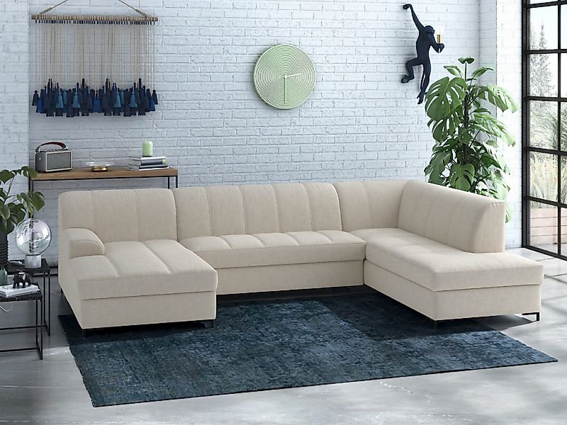 INOSIGN Wohnlandschaft "Balme, moderne Formensprache, zeitloses Design, U-F günstig online kaufen