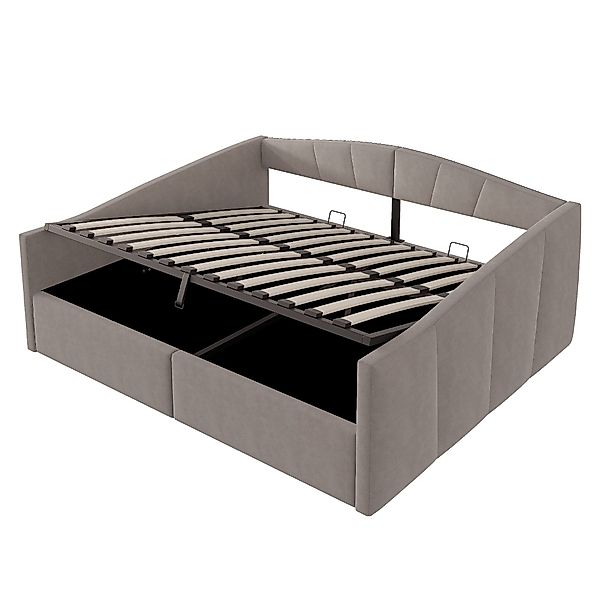 MODFU Schlafsofa mit Samtstoff & hydraulischem günstig online kaufen