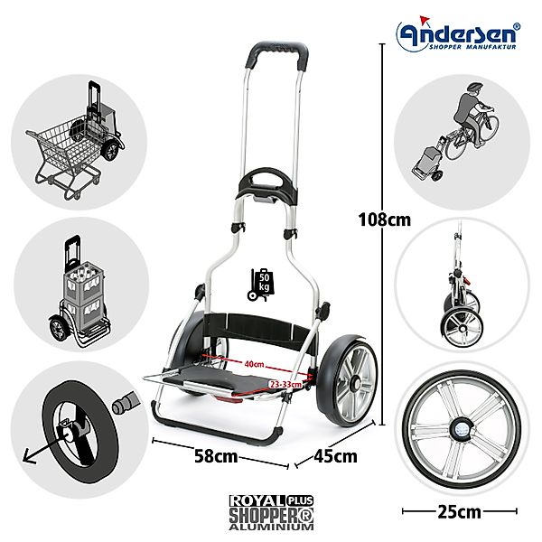 Andersen Einkaufsshopper Royal Shopper Plus mit günstig online kaufen