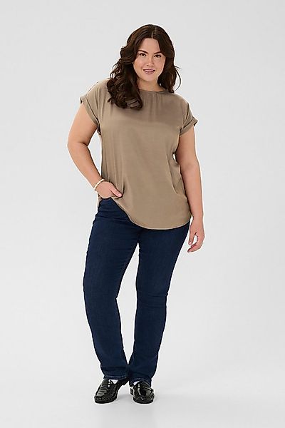 KAFFE Curve Langarmbluse Langarm-Bluse KCmilia Große Größen günstig online kaufen