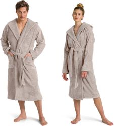 Möve Unisex-Bademantel Superwuschel Kapuze, ideal für günstig online kaufen