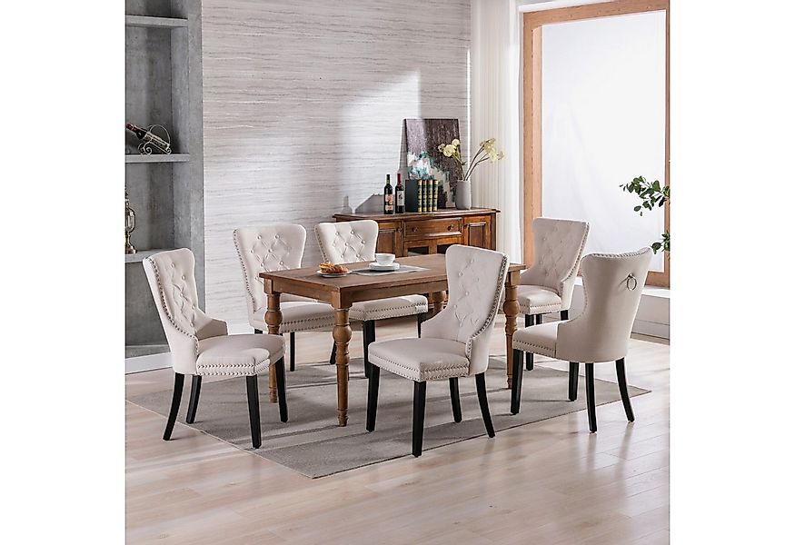 Flieks Esszimmerstuhl (6er Set, 6 St), 6er Set Polsterstühle Küchenstuhl Wo günstig online kaufen