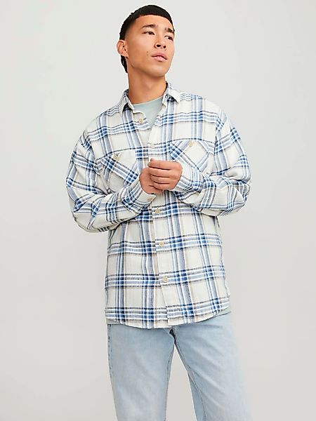 Jack & Jones Langarmhemd "JJEMICHAEL OVERSHIRT LS SN" günstig online kaufen