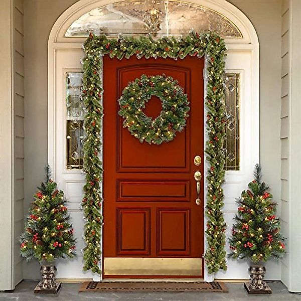 Kunstkranz 30-45cm Weihnachtskranz, Weihnachts Türkranz, Coonoor, günstig online kaufen