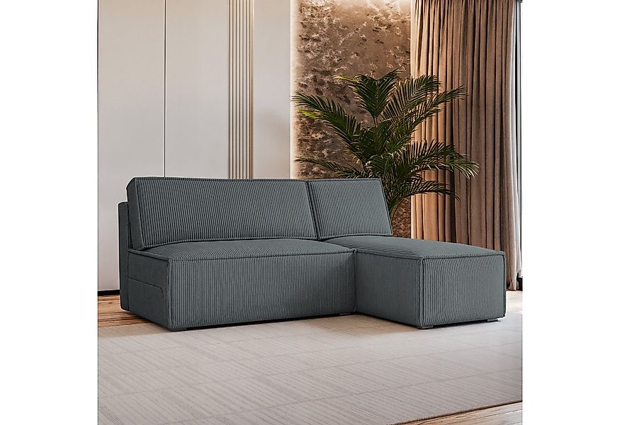Masseno Ecksofa BRISO mit Schlaffunktion L-Form, Sofa mit Bettkasten günstig online kaufen