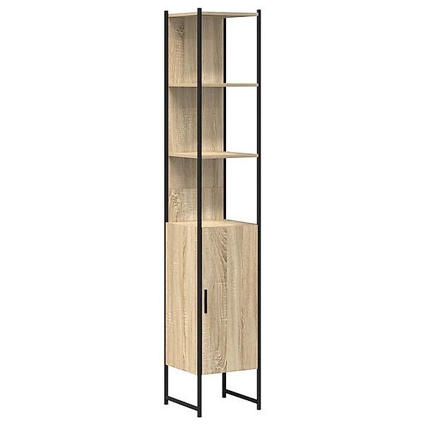 vidaXL Badezimmerspiegelschrank Badschrank Sonoma Eiche 33x33x185,5 cm Holz günstig online kaufen