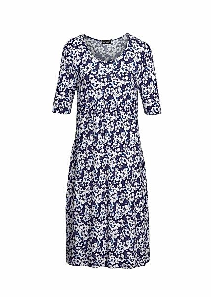 GOLDNER Druckkleid "Kurzgröße Elastisches Jerseykleid mit modischem Druck" günstig online kaufen