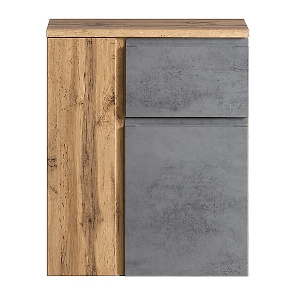 Held Möbel Unterschrank Ancona 65 cm Betongrau-Wotaneiche günstig online kaufen