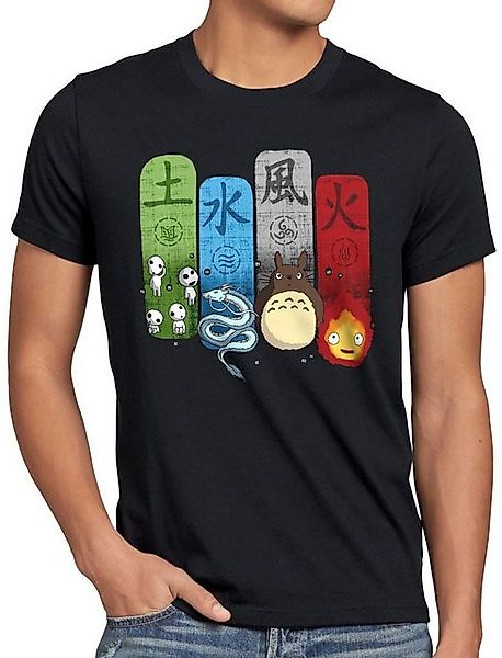 style3 T-Shirt Ghibli Family totoro mononoke schloss chihiro film ghibli günstig online kaufen