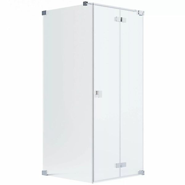 Schöner Wohnen Eckdusche Drehfalttür und Seitenwand L Chrom 90 x 80 x 200 c günstig online kaufen