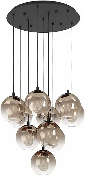 EGLO Hängeleuchte »ARISCANI 1 Pendellampe - Stahl - E27 - 10X60W - IP20« E2 günstig online kaufen