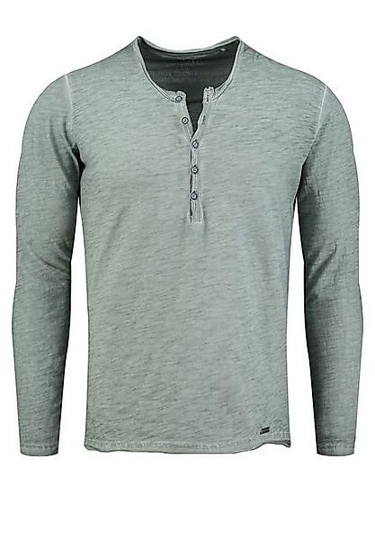 Key Largo Henleyshirt Ginger vintage Look uni Basic MLS00038 mit Knopfleist günstig online kaufen