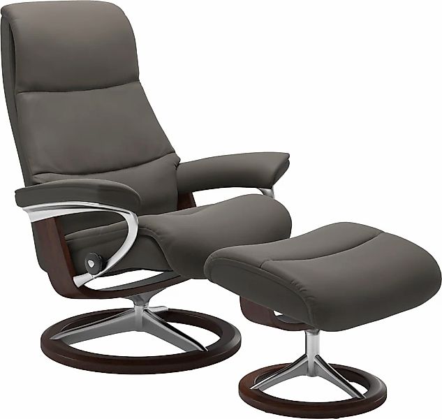 Stressless Relaxsessel "View" mit Signature Base, Größe M,Gestell Braun günstig online kaufen