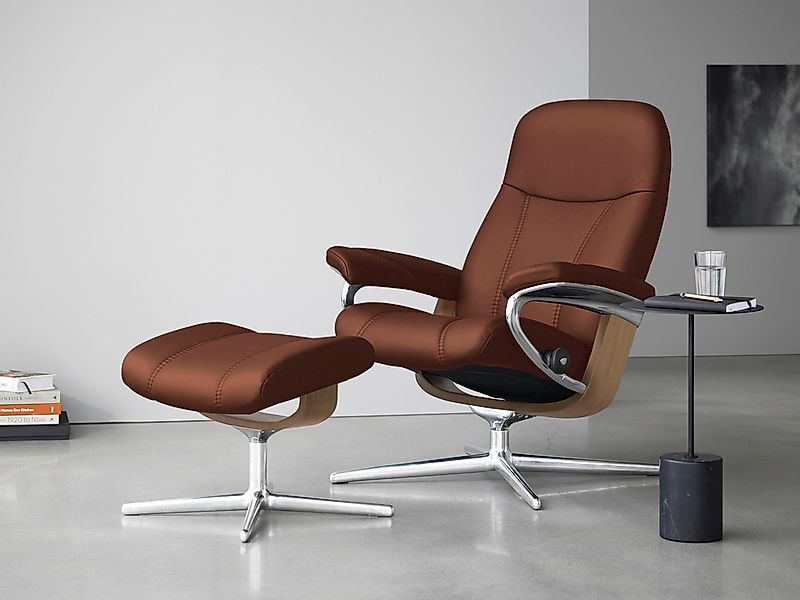 Stressless Relaxsessel "Consul", (Set, Relaxsessel mit Hocker), mit Hocker, günstig online kaufen