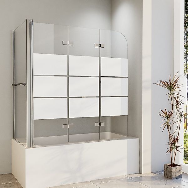 Hopibath Duschwand für Badewanne 3 teilig günstig online kaufen