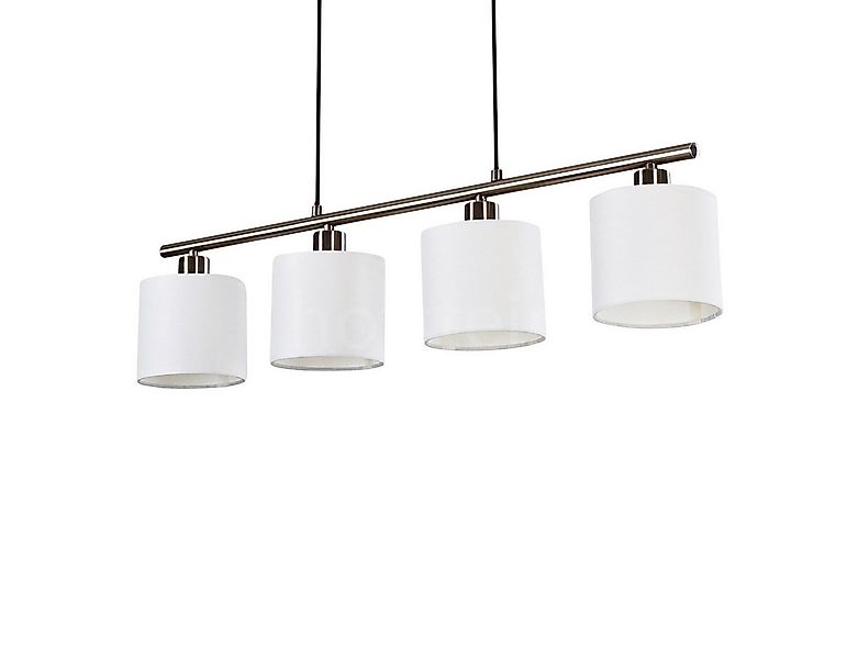 hofstein Pendelleuchte »Costa« 4-flammige Hängelampe aus Metall in Nickel m günstig online kaufen