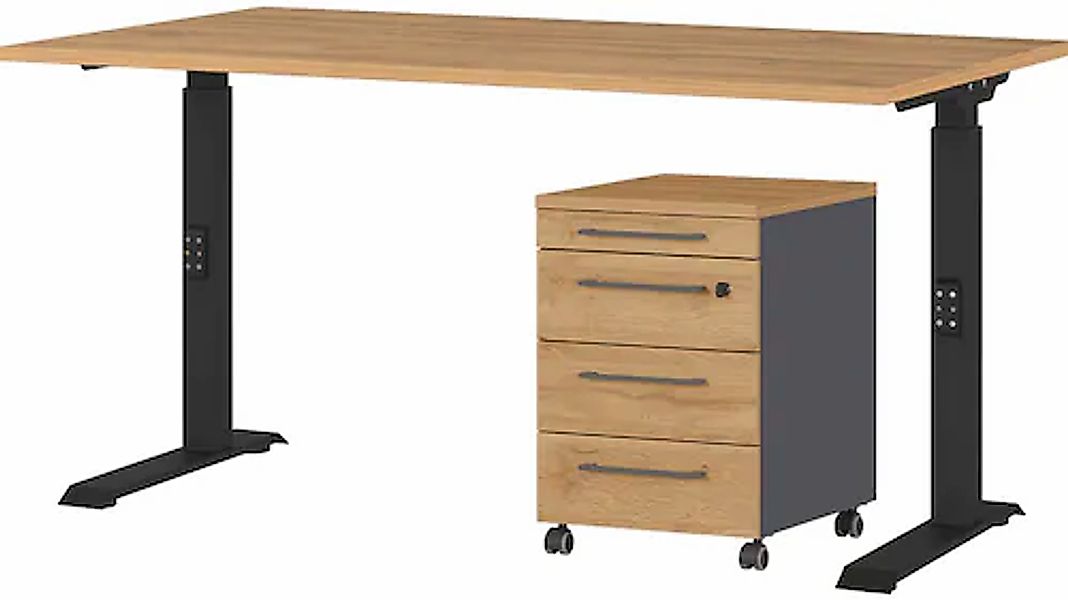 GERMANIA Büromöbel-Set »Agenda« Set bestehend aus höhenverstellbarem Schrei günstig online kaufen