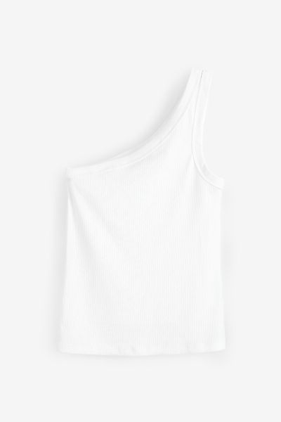 Next Trägertop Geripptes One-Shoulder-Top (1-tlg) günstig online kaufen