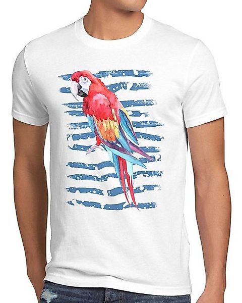 style3 T-Shirt Tropischer Sommer papagei ara regenwald vogel vögel günstig online kaufen