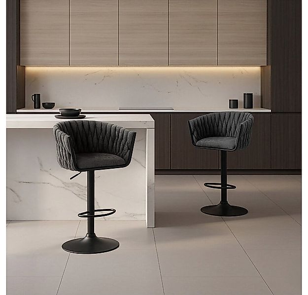 HOME DELUXE Barhocker SAMIR - 83-104 x 53 x 45 cm (2 St), Höhenverstellbar günstig online kaufen