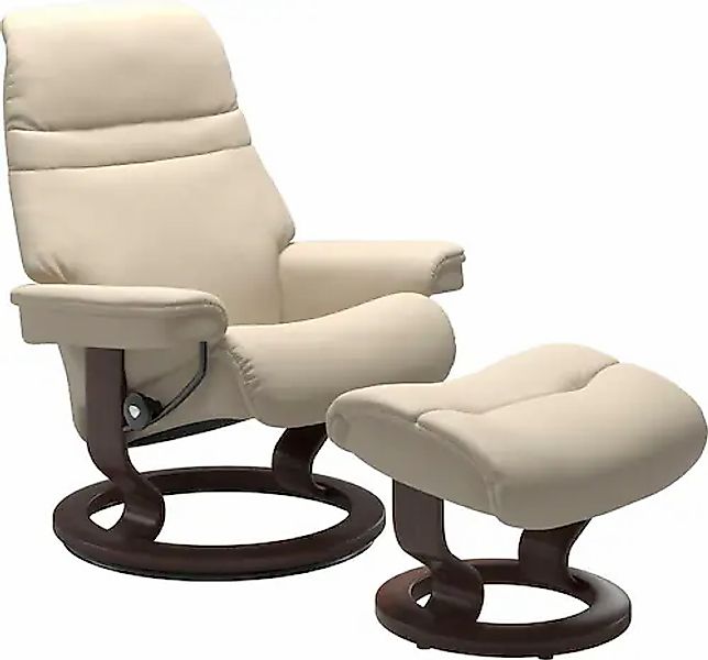 Stressless "Sunrise" Set, Relaxsessel mit Hocker, mit Classic Base, Größe S günstig online kaufen