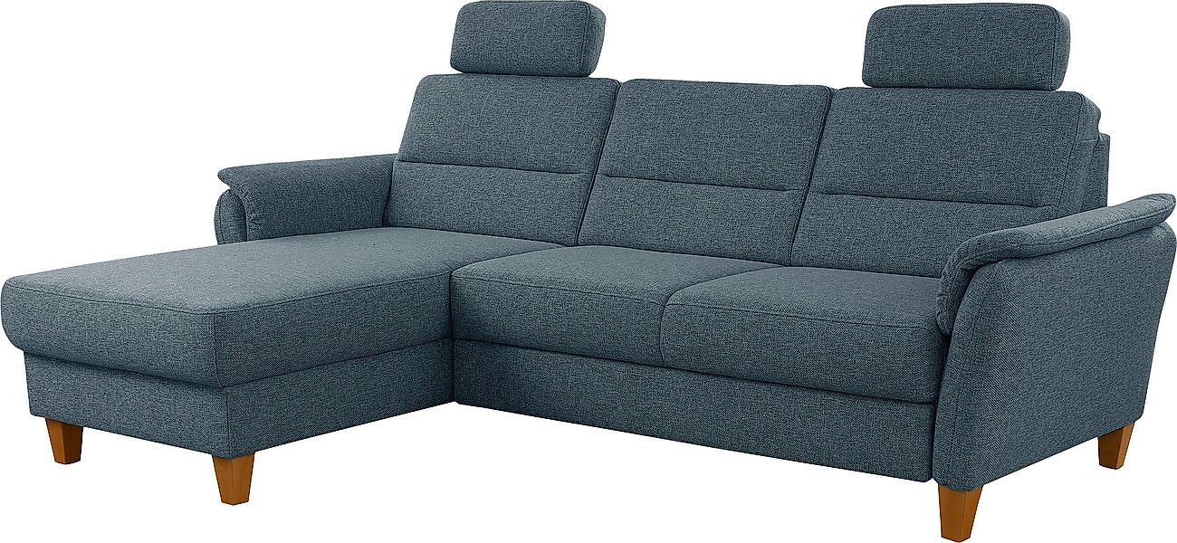 Home affaire Ecksofa "Palmera L-Form, B: 244 cm", optional Bettfunktion & B günstig online kaufen