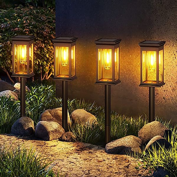 Welikera Gartenleuchte 6 Stück Solarlampen für günstig online kaufen