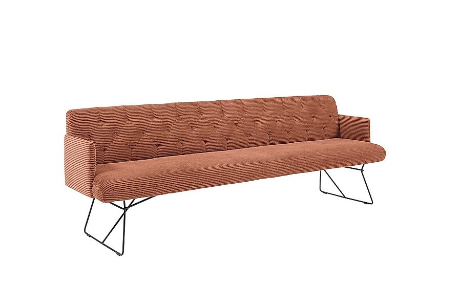 KAWOLA Sitzbank CHARME, Esszimmerbank Polsterbank, Velvet günstig online kaufen