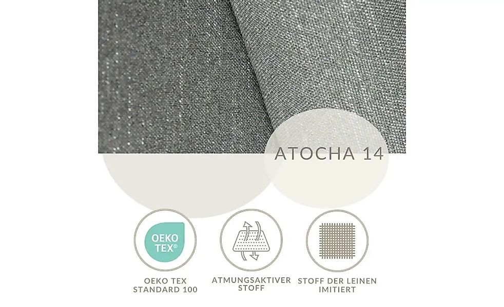 Ecksofa  Moyo ¦ grau ¦ Maße (cm): B: 255 H: 70 Polstermöbel > Sofas > 3-Sit günstig online kaufen