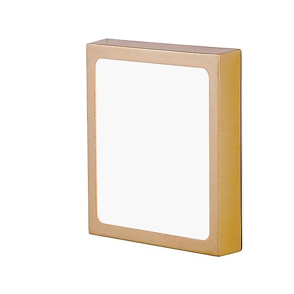 Orion Leuchten LED Deckenleuchte Lero 18 x 18 cm Gold 3000K 1300lm günstig online kaufen