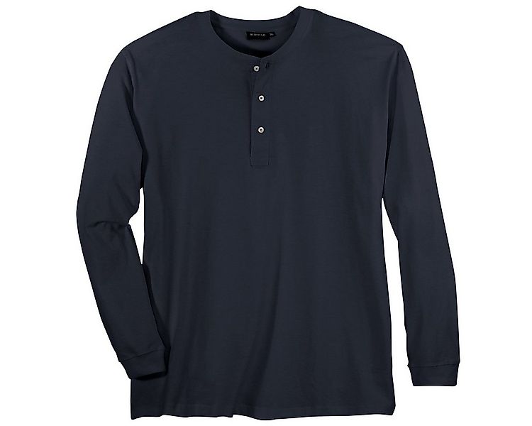 redfield Langarmshirt Serafino Langarmshirt XXL Redfield Übergröße navy günstig online kaufen