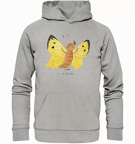 Mr. & Mrs. Panda Hoodie Schmetterling Zitronenfalter Größe M - Heather Grey günstig online kaufen