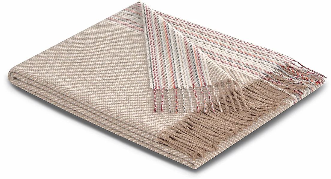 Biederlack Plaid "Essence" federleicht mit außergewöhnlichem Dessin günstig online kaufen