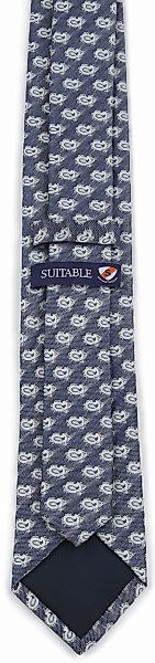 Suitable Krawatte Seide Paisley Navy - günstig online kaufen