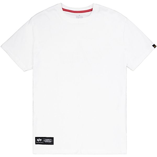 Alpha Industries  T-Shirt Label Backprint T-Shirt - white günstig online kaufen