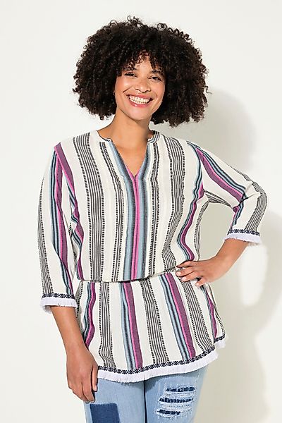 Angel of Style Tunika Tunika Jacuard-Streifen günstig online kaufen