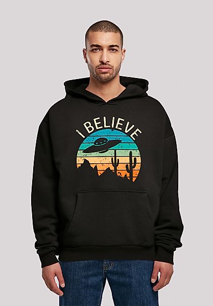 F4NT4STIC Kapuzenpullover "I Believe UFO Alien Sonnenuntergang", Premium Qu günstig online kaufen