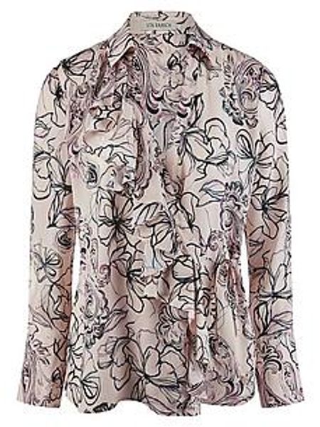 Wickel-Bluse Uta Raasch rosé günstig online kaufen