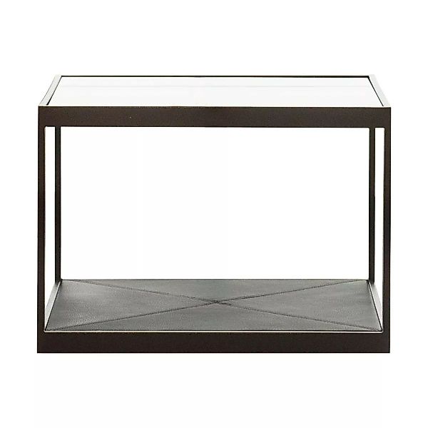 Röshults - Monaco Beistelltisch 50x50cm - schwarz/Tischplatte aus Glas/L x günstig online kaufen