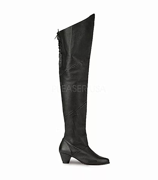 Funtasma Overknee Stiefel MAIDEN-8828 Schwarz Leder (P) (Schuhgröße: EUR 36 günstig online kaufen