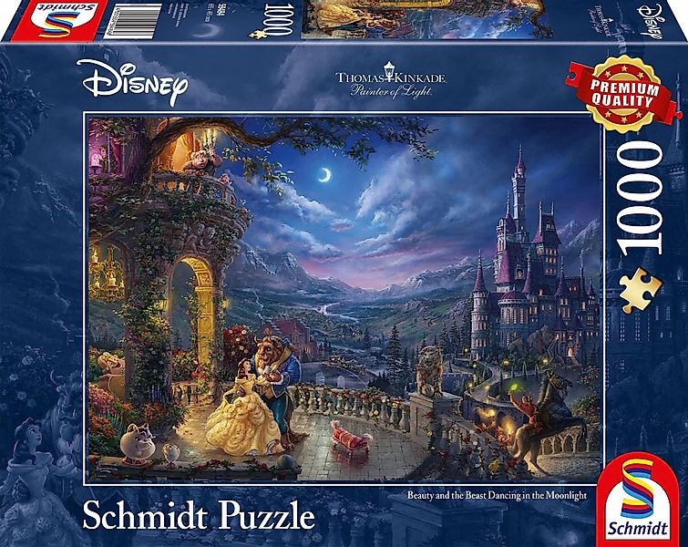 Schmidt Spiele Puzzle Disney Die Schöne und das Biest, Tanz im Mondlicht, 1 günstig online kaufen