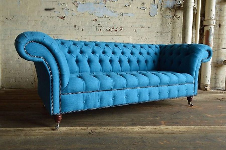 JVmoebel 3-Sitzer Chesterfield Couch Polster Sofa Sitz Garnitur Designer Co günstig online kaufen