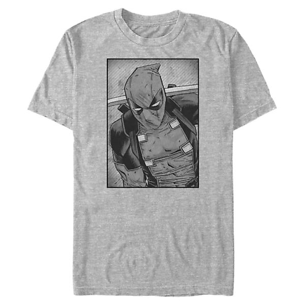Marvel - Deadpool - Deadpool Black And White - Männer T-Shirt günstig online kaufen