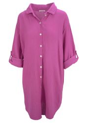 Seasons of April Hemdbluse Oversized Musselinbluse günstig online kaufen