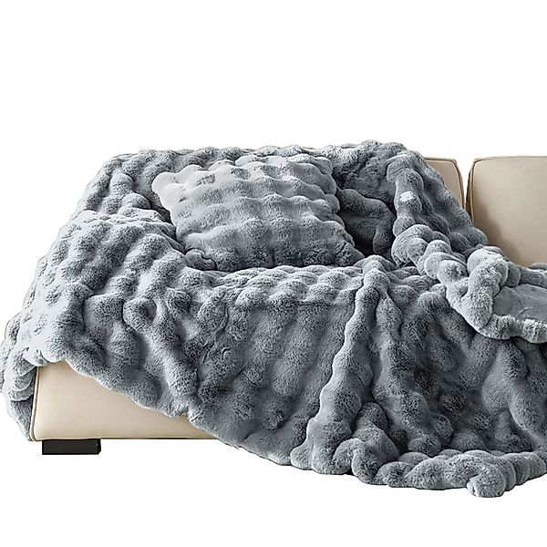 Wohndecke Kuscheldecke Kaninchen Plüsch Decke, KEAYOO, günstig online kaufen