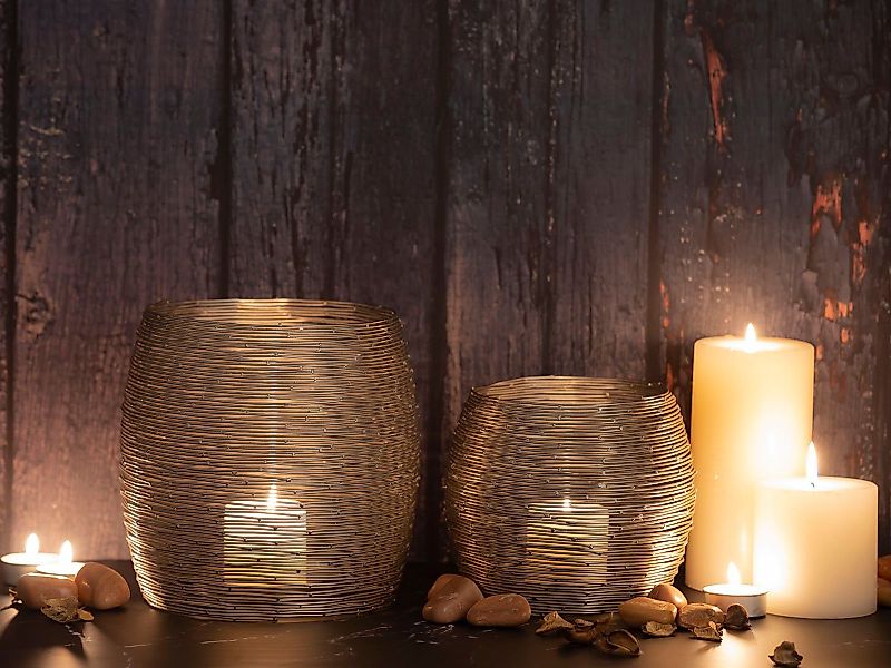 Casamia Windlicht Kerzenständer Kerzenhalter Teelichthalter Kerzenständer günstig online kaufen