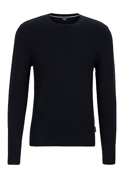 Joop Jeans Rundhalspullover Hajon mit Strukturmuster günstig online kaufen